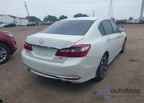 2016 Honda Accord Ex-L V-6 из США, поврежденный, VIN 1HGCR3F81GA009782